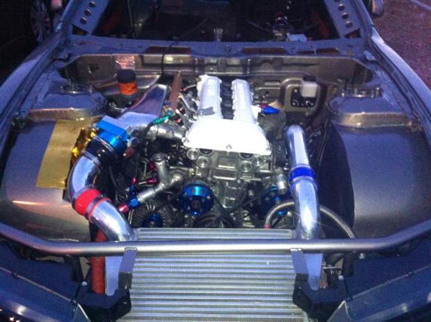 Luigi's S14 is coming along!